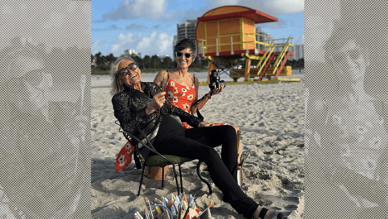 Barbara Hulanicki and Nada Ray